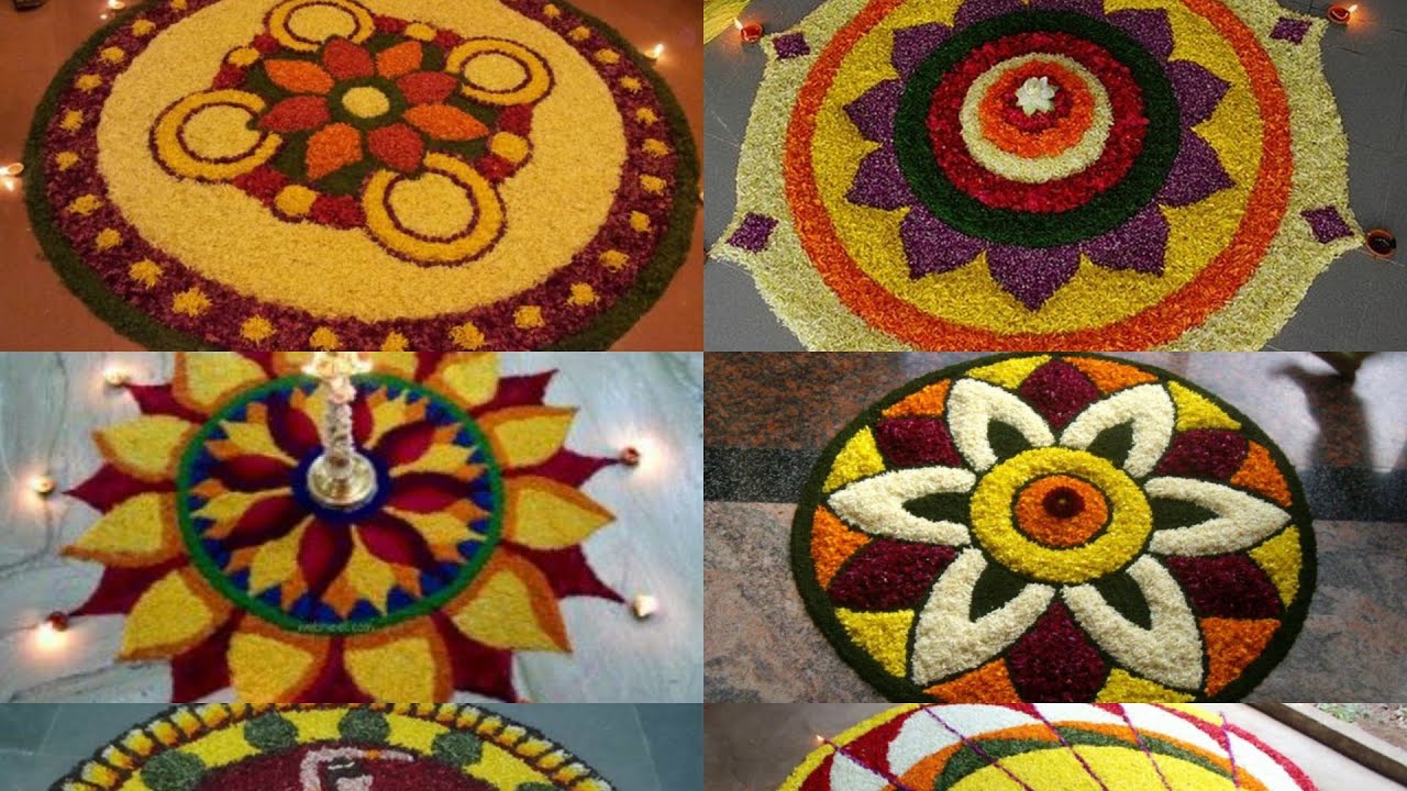 15 Most Beautiful Pookalam Designs for Onam Festival| Onam Pookalam | Onam Pookalam Design| Pookalam