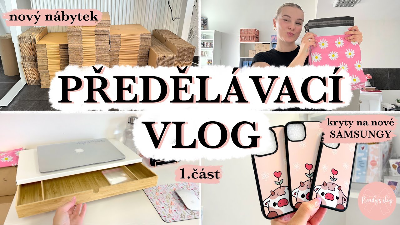 PŘEDĚLÁVÁNÍ STUDIA | kryty na nové androidy | nový nábytek | Rendy’s Shop
