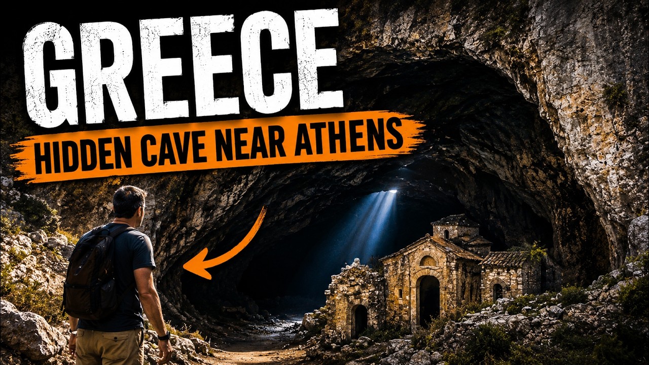Most People Don't See This Attraction in Athens Greece. Davelis Cave