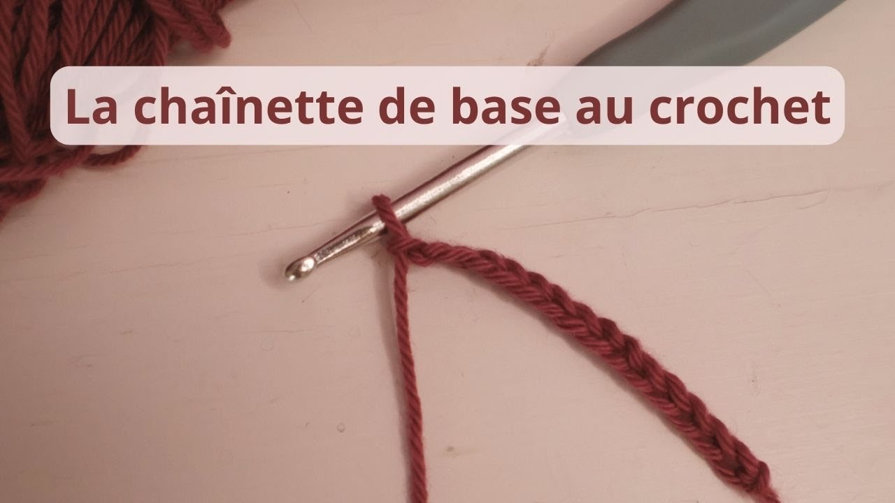 Comment faire une chaînette de base au crochet