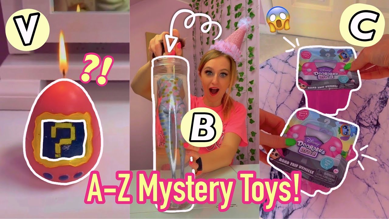 [ASMR] MY *OFFICIAL* A-Z MYSTERY TOY UNBOXING COMPILATION!!😱🎁✨(IT'S FINALLY HERE!🤤) | Rhia Official♡