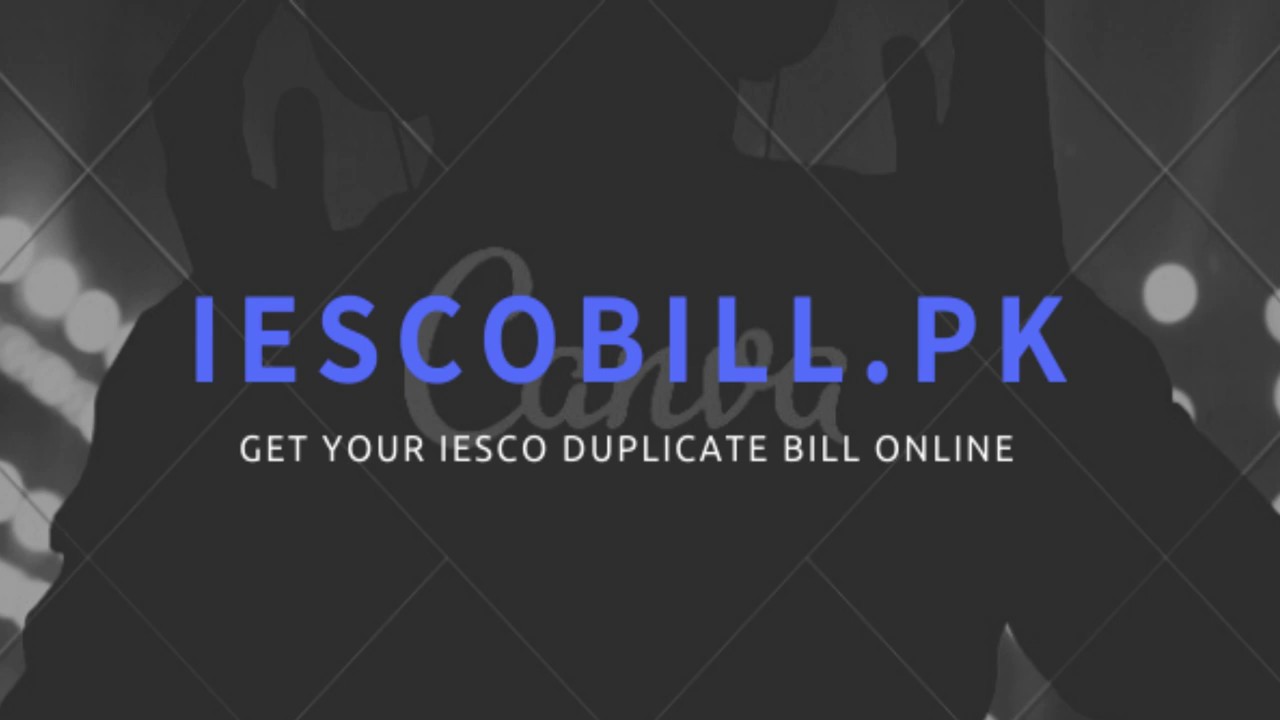 Check IESCO Bill Online