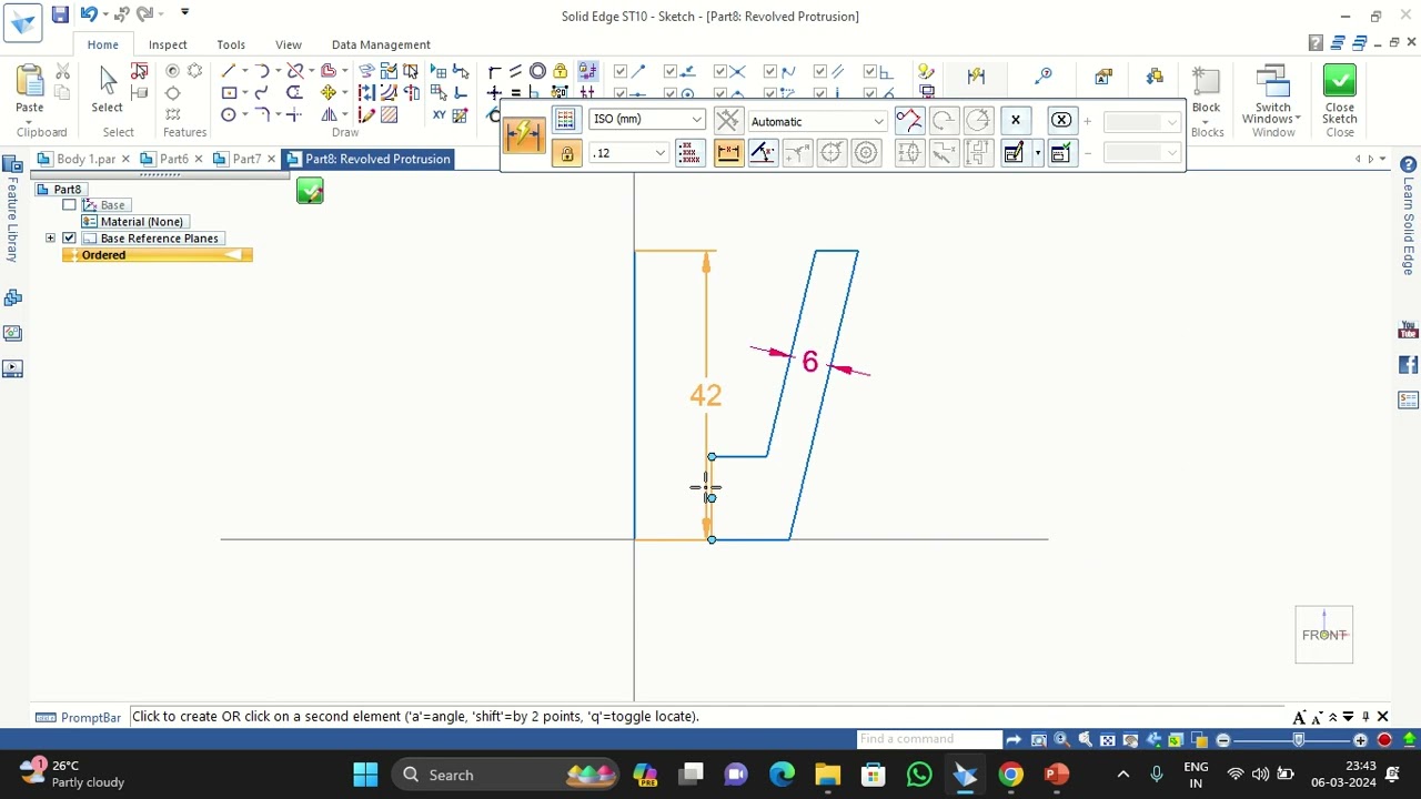 How to Create Screw Jack (CUP) Solid Edge ST10/2019/2022 CAMD LAB