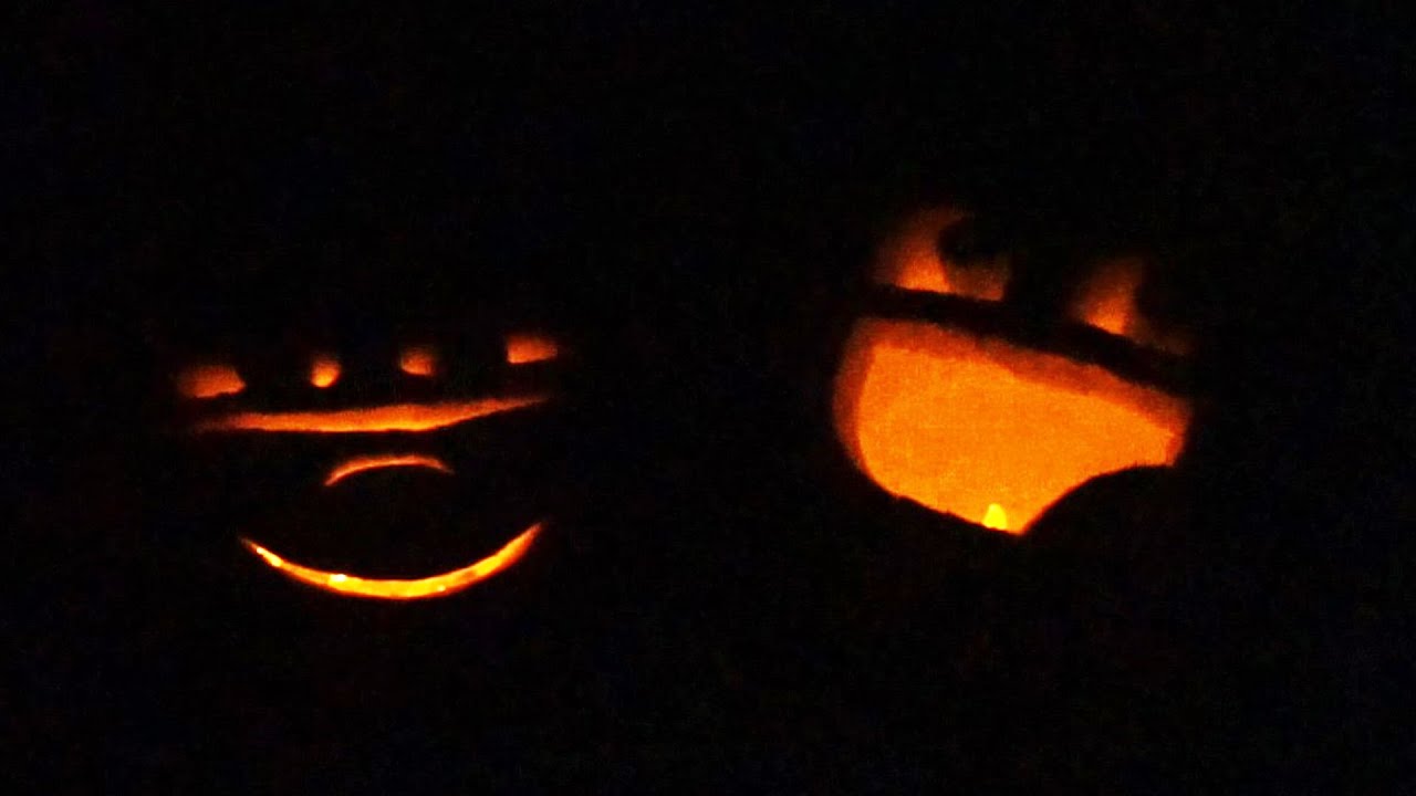 I attempted to carve a pumpkin for Halloween...