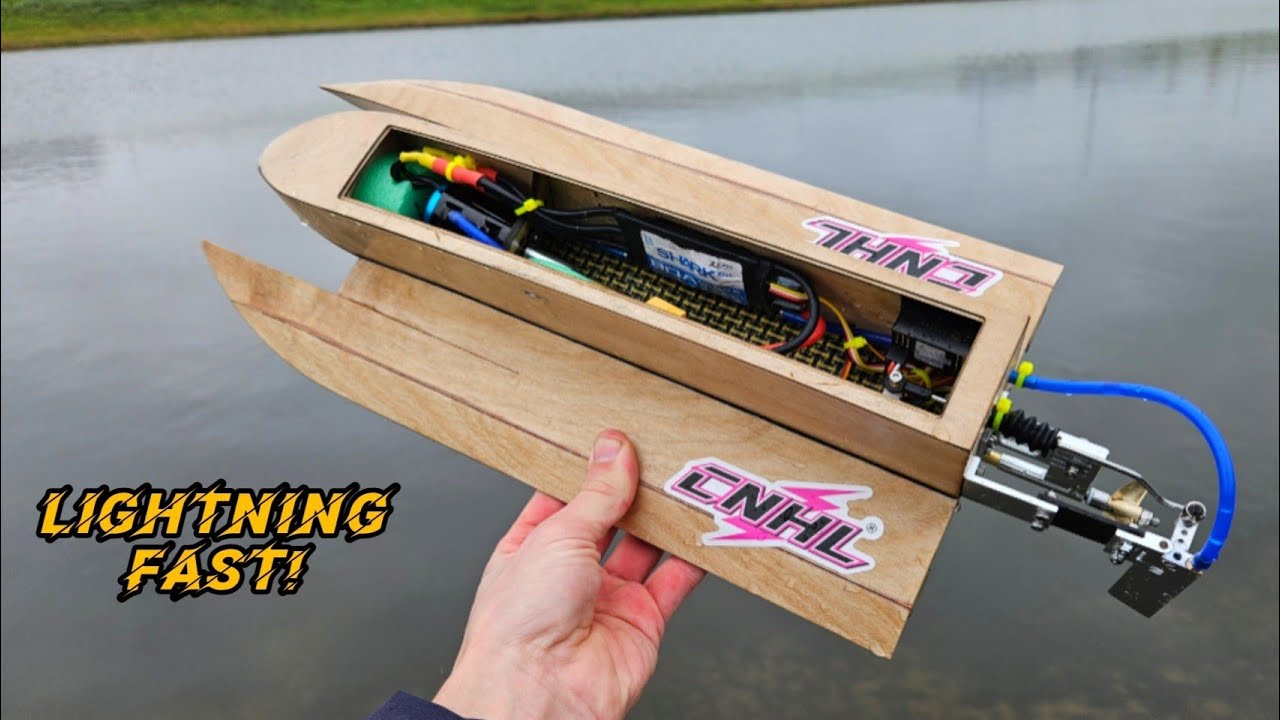 Mini Thunder F1 Maiden Run! Набор для лазерной резки мини-радиоуправляемого катера своими руками