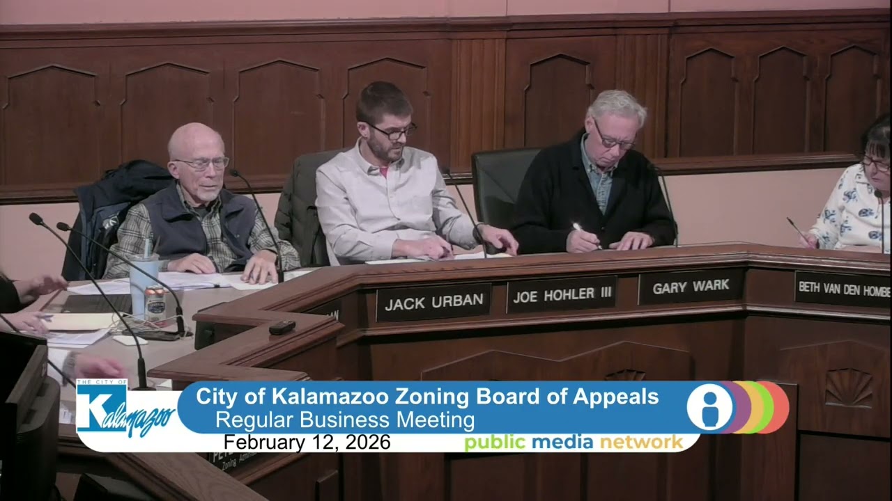 City of Kalamazoo - Zoning Board of Appeals - February 12, 2026 Zoning Board of Appeals