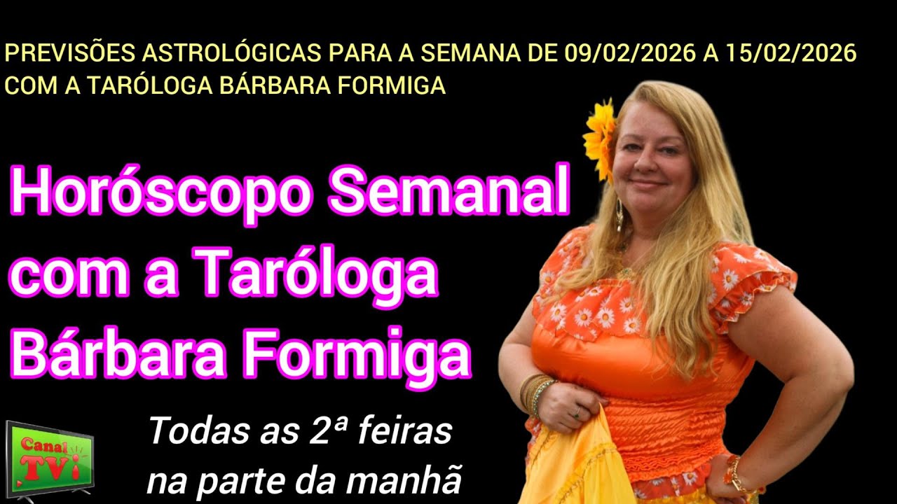 Canal TVi Horóscopo semanal 9 a 15 de fevereiro.