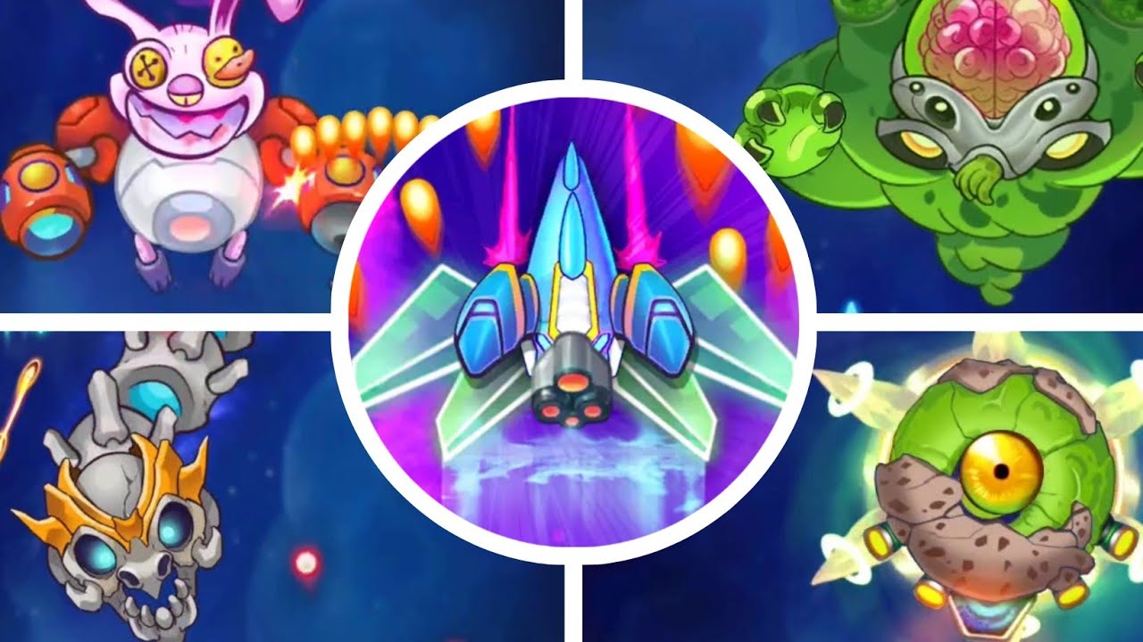Monster Shooter: Space Invader All Bosses in Hard Mode