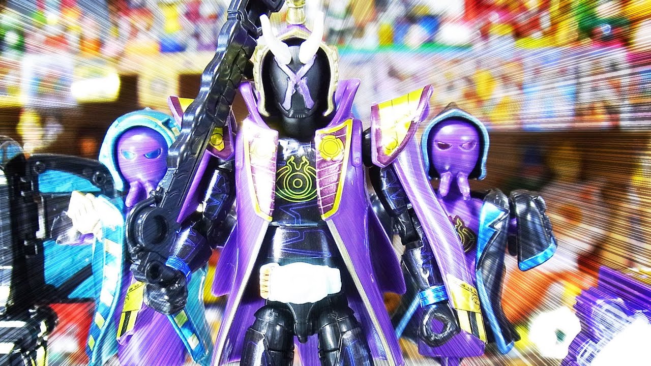【コマ撮り】仮面ライダーゴースト　ガンガンアクション魂　スペクター魂＆ツタンカーメン魂＆ノブナガ魂 KAMEN RIDER GHOST