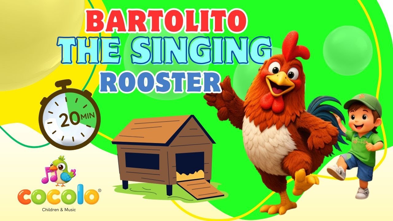 Bartolito - Little Rooster | Kids Songs & Farm Animals