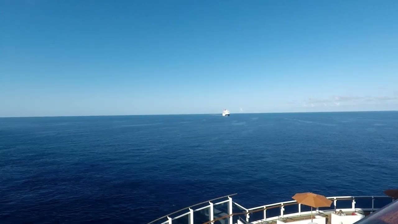 Day 12-Carnival Sunrise Pulling into Grand Cayman Carnival Venezia