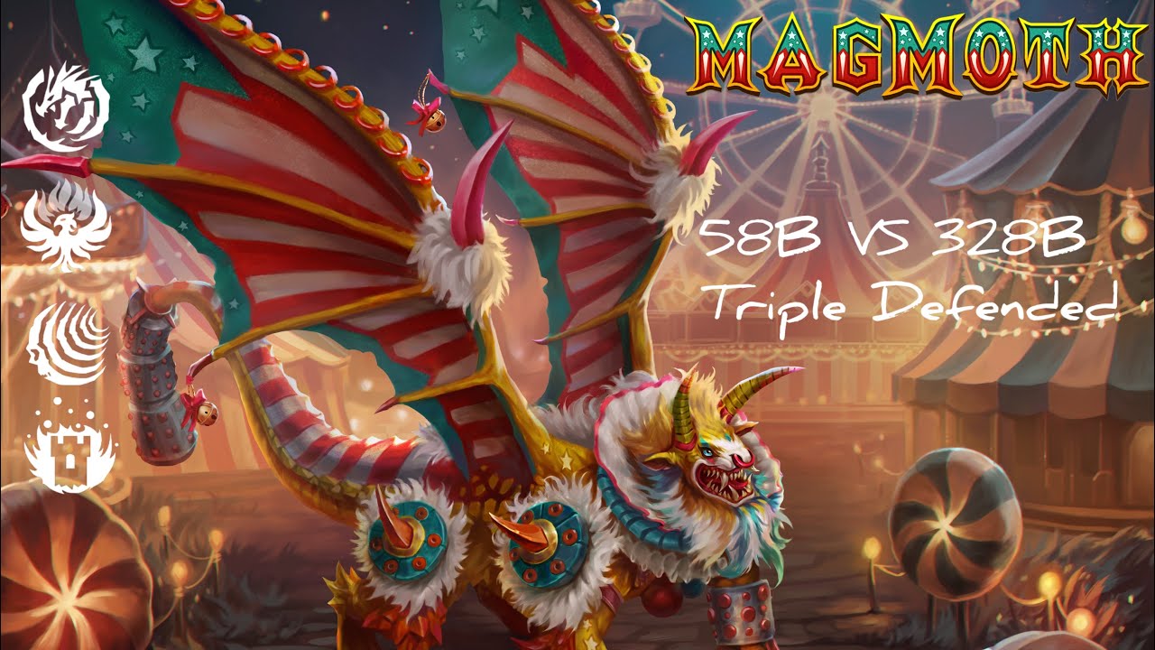 Magmoth Heavily Triple Defended - War Dragons