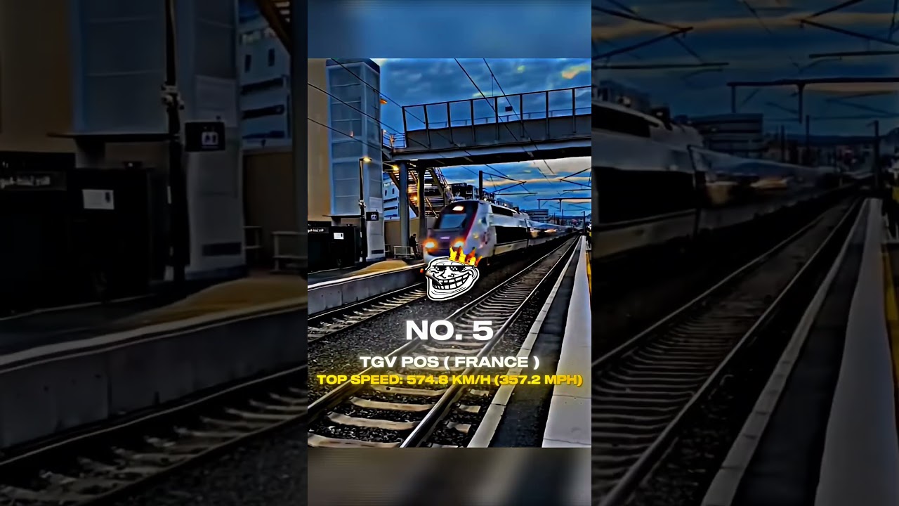 Top 5 Fastest Trains 🚄 in the World&nbsp;? #shorts #train