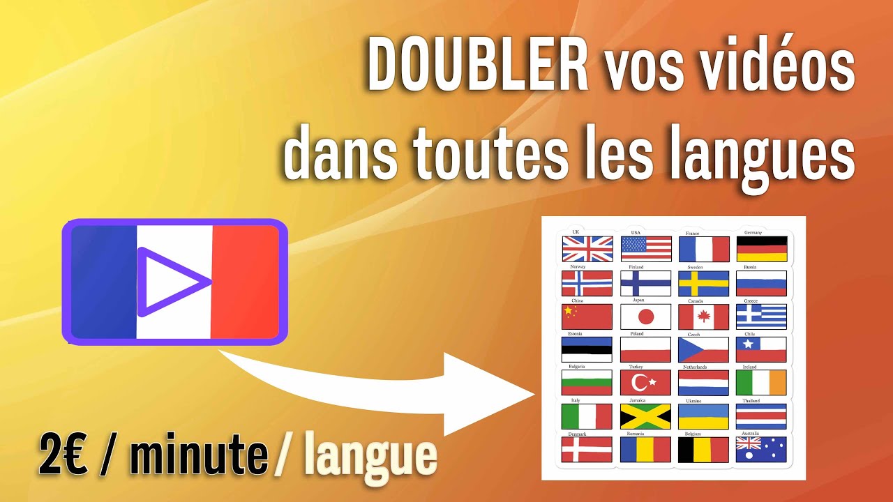 Comment doubler ses vidéos Youtube ou autres dans 32 langues grâce à l’IA