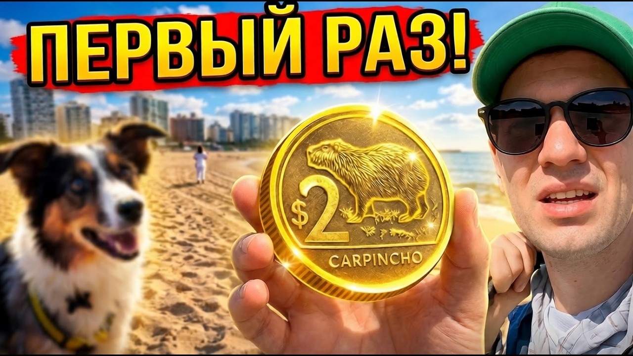 🎥 Первый выход на пляж с камерой — что удалось найти? 🪙🏖️