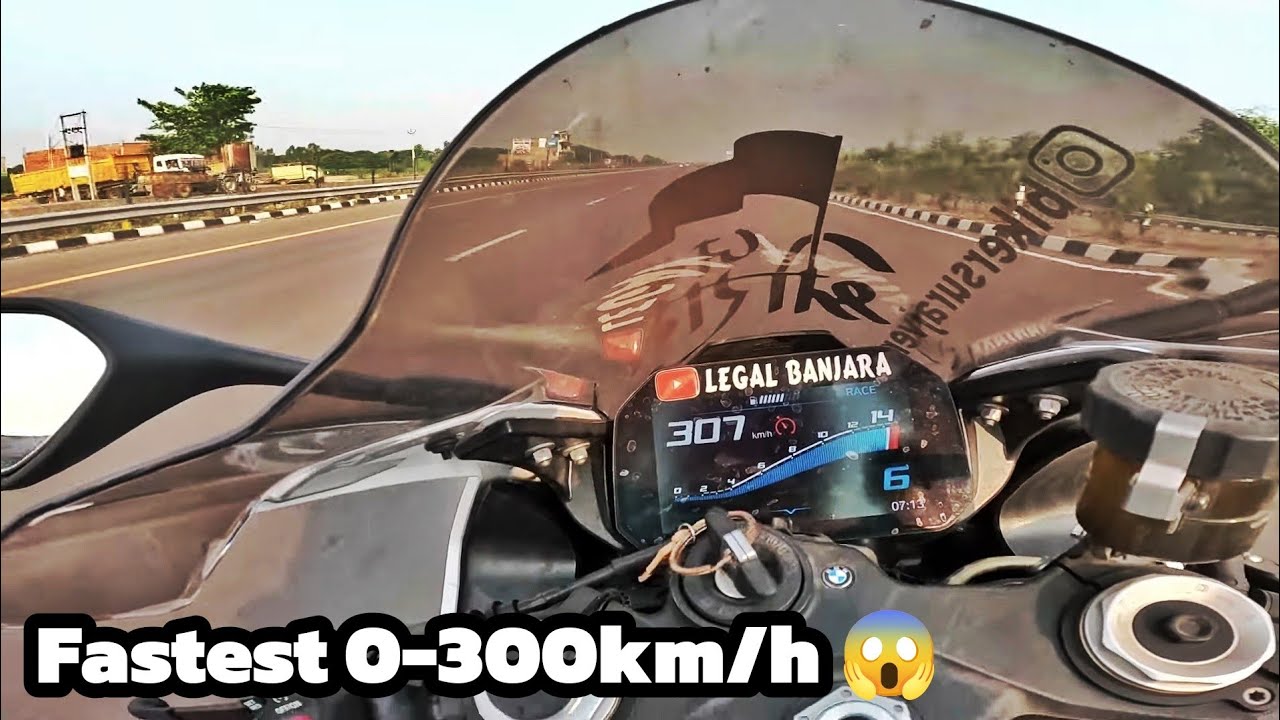 My Fastest 0-300km/h 😱 Less Than 20 Seconds | Launch Control of BMW S1000RR