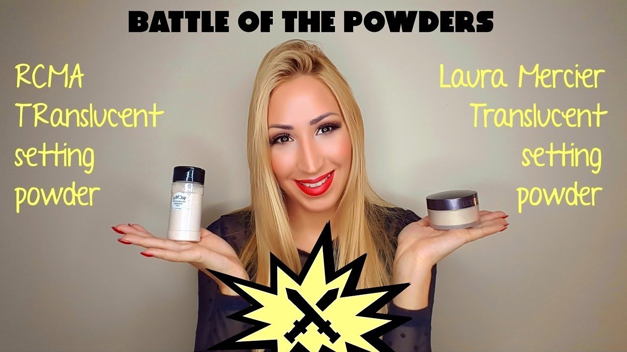 RCMA vs Laura Mercier Translucent Loose Setting Powder