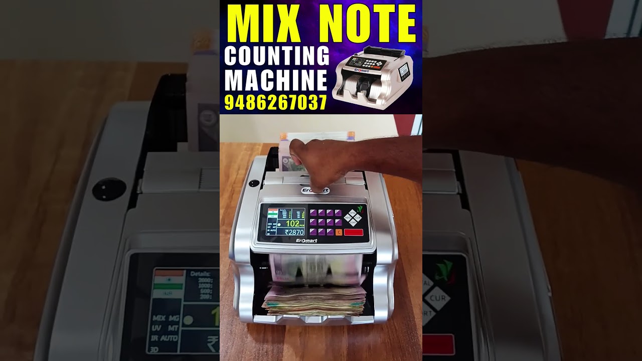 Mix Note Counting Machine in Chennai #mixnote #cash #shorts