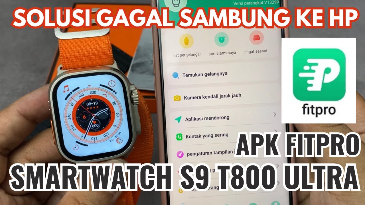 TERBARU ✅Solusi Smartwatch China Yang Gagal Konek❌ Smartwatch Ultra S9 Fitpro