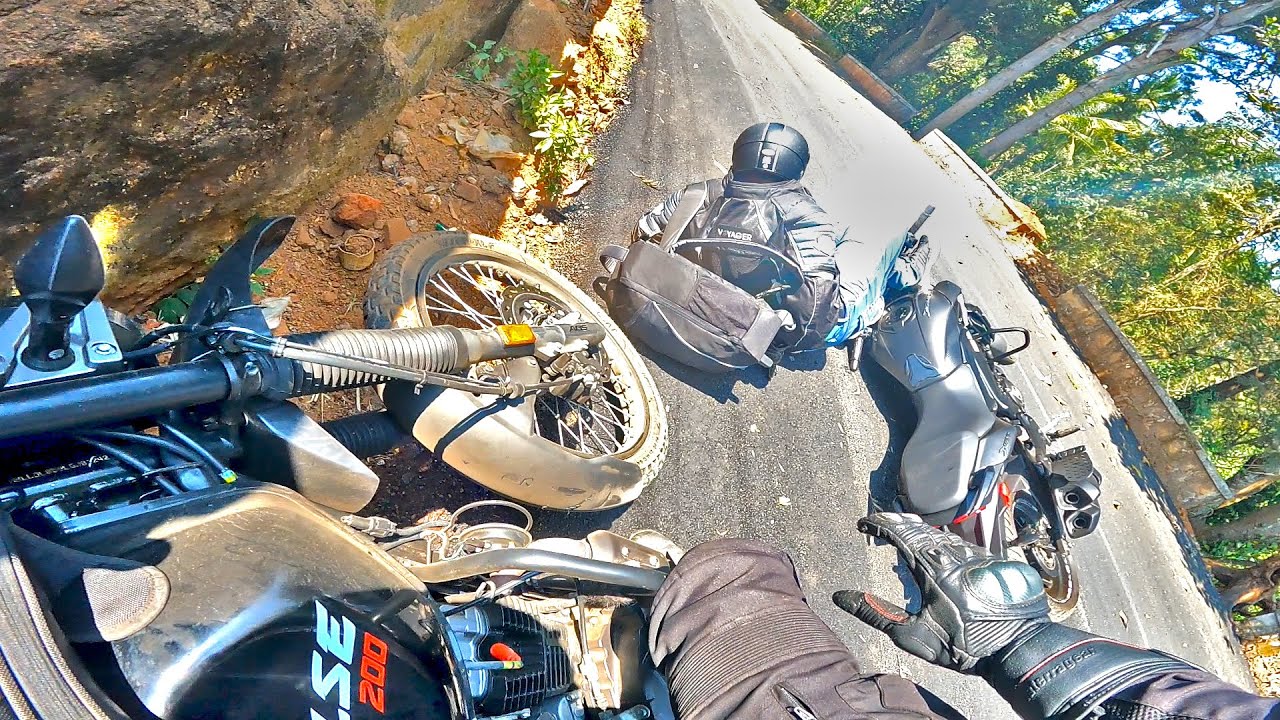 CRASHED MY ATHENA | Xpulse 200 Crash | Collision with Dominar 400 | Video Breakdown | Kolli SAMBAVAM