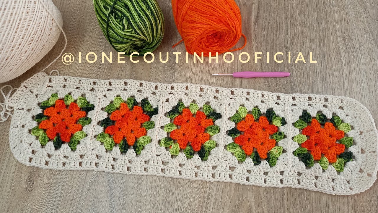 COMO EMENDAR SQUARE DE CROCHÊ SEM PRECISAR CORTAR O FIO POR IONE COUTINHO