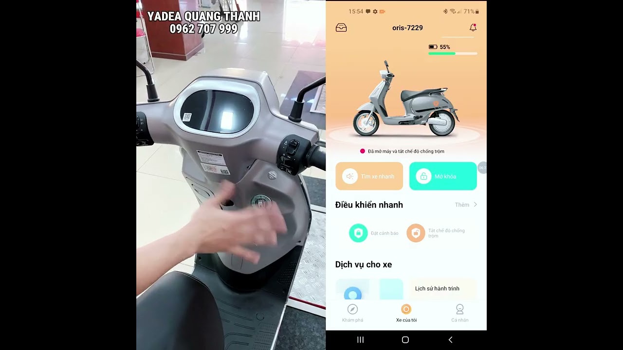 HƯỚNG DẪN SỬ DỤNG APP YADEA KẾT NỐI, ĐIỀU KHIỂN XE ĐIỆN YADEA