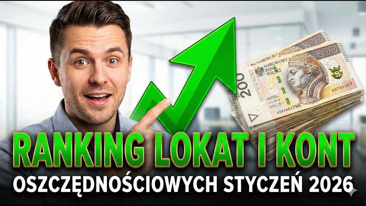 Ranking lokat i kont oszczędnościowych styczeń 2026. Najlepsze 5 ofert