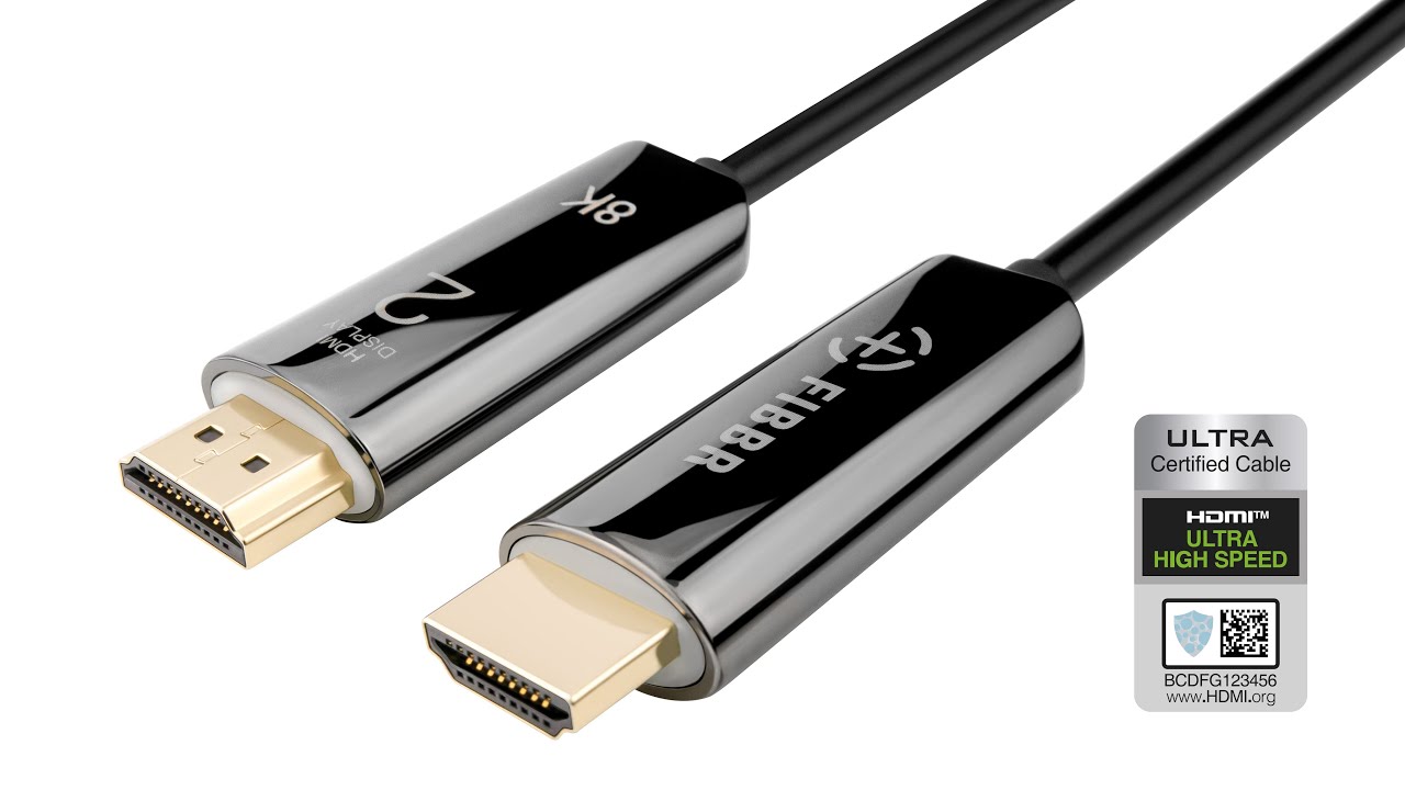 FIBBR Pure3, the World's First Certified HDMI&reg; 2.1 UHS Fiber Optic Cable for residential market