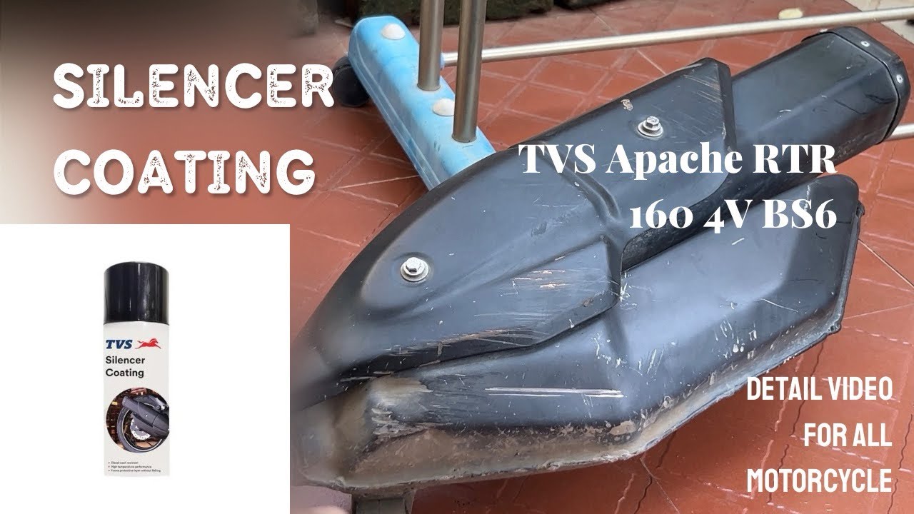 How to do motorcycle silencer coating #exhust