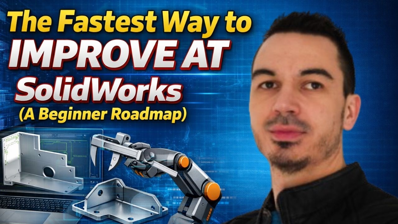 The Fastest Way to Improve at SolidWorks (A Beginner Roadmap)