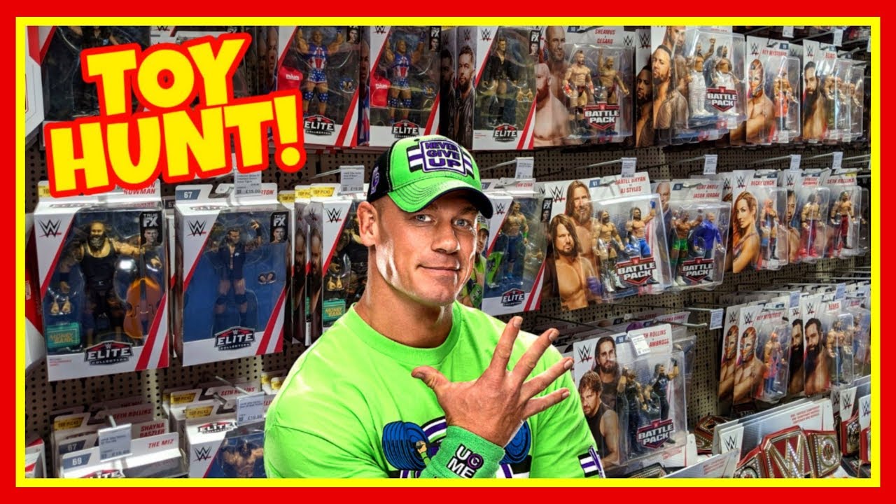 TOY HUNT!!! SHOCKED TO SEE JOHN CENA!!! WWE Action Figure Fun 