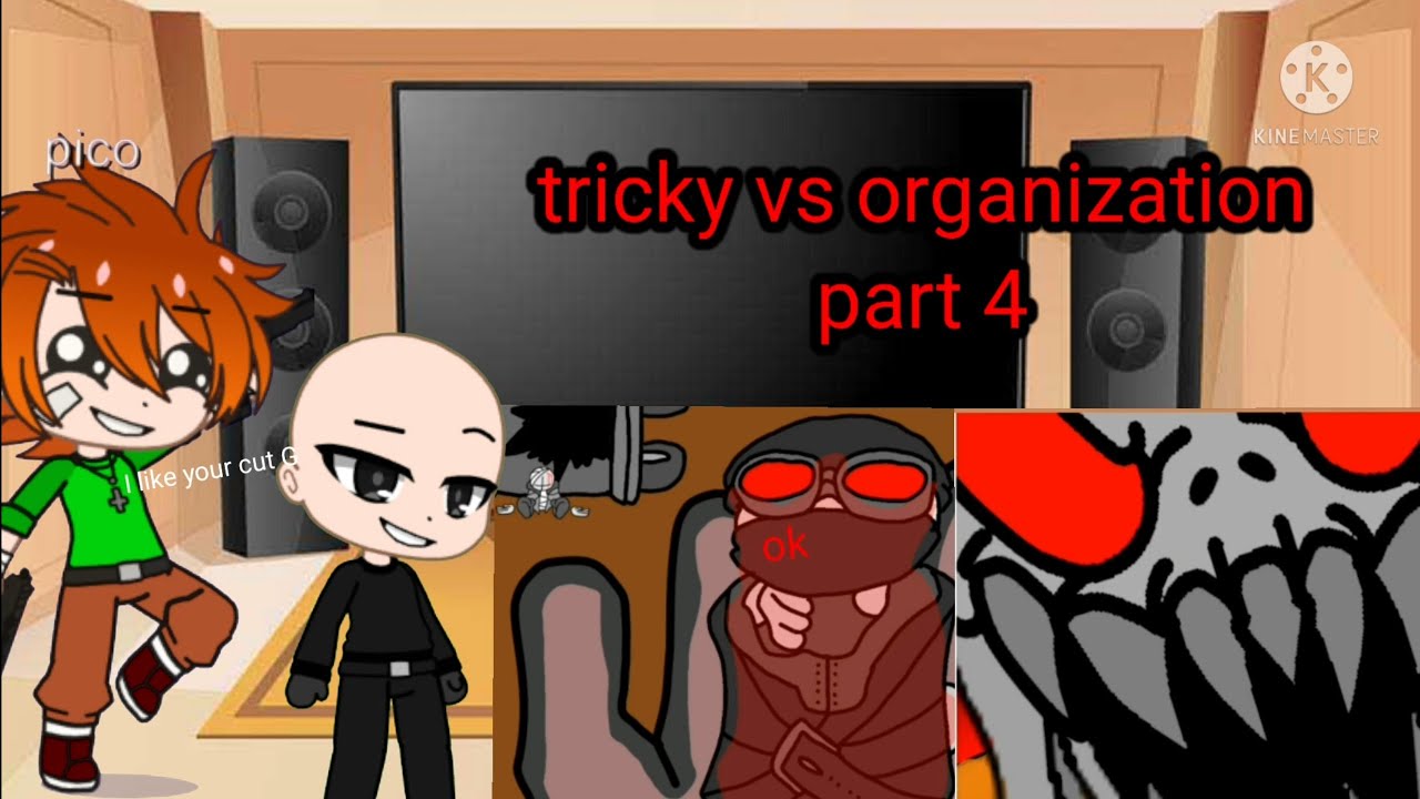 friday night funkin react tricky vs organization