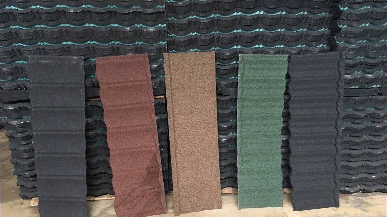 Price Of Stone Coated Roofing Sheet Per Meter | Shingles Black, Bond, Milano In Edo State.