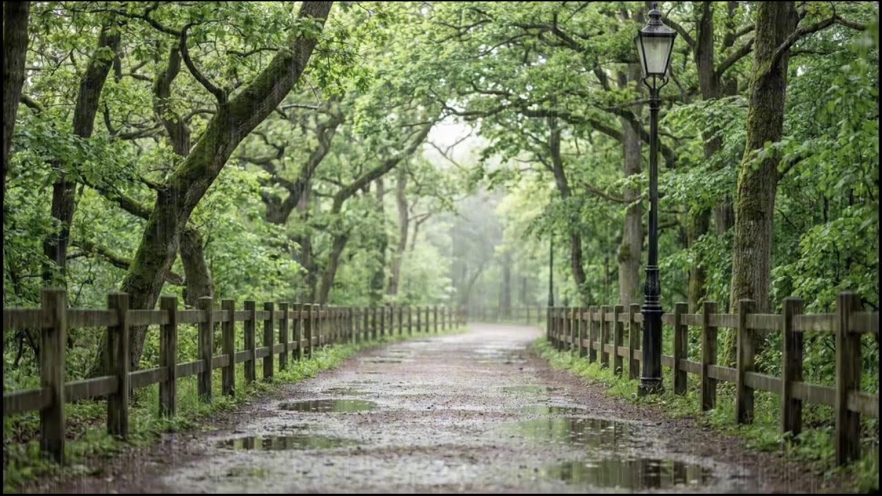 Soothing Rainfall Under the Forest Canopy 🌿 | Natural White Noise for Better Sleep & Anxiety Relief