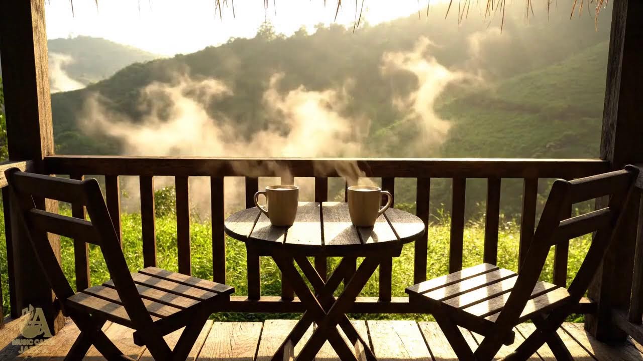 #1 Cozy Morning Jazz Cabin for Positive Energy | Gentle Lakeside Jazz Background Music for Work ☕☕☕