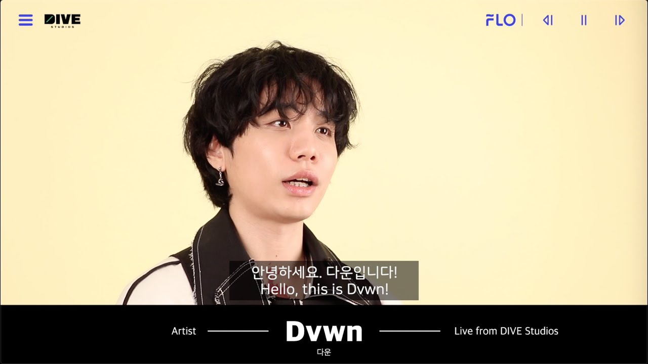 What's on DVWN (다운)'s Playlist? | Live From DIVE Studios FLO Playlist