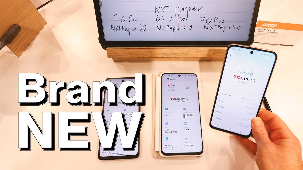 NEW TCL NXTPAPER Phone!
