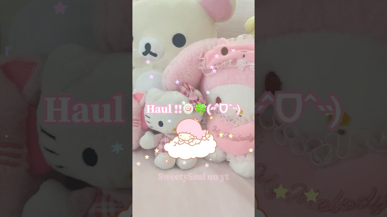 Cutecore haul! 🧁 #haul #shopping #cutecore #cute #kawaii #sanrio #kawaiicore #shorts