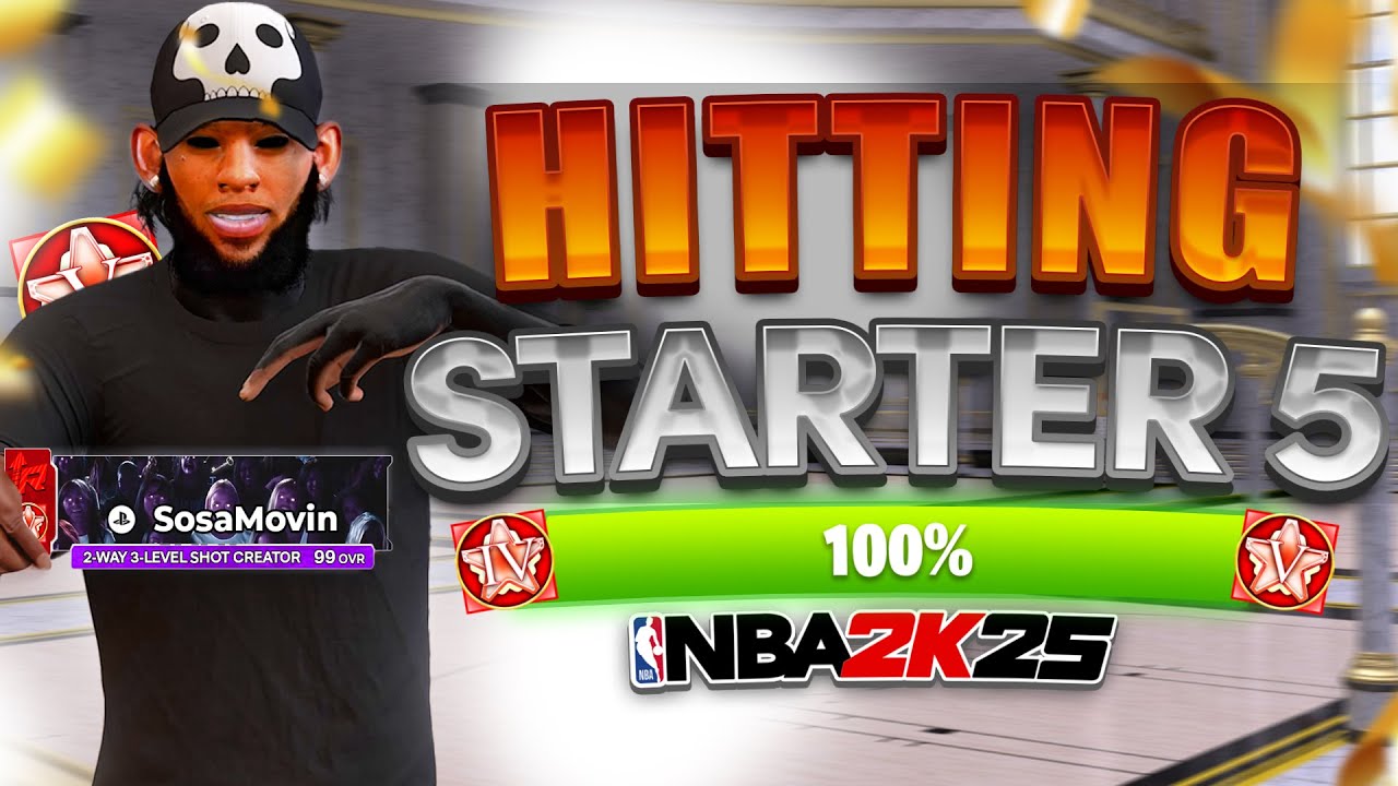 DRIBBLE GOD HITS STARTER 5 IN STAGE NBA 2K25!