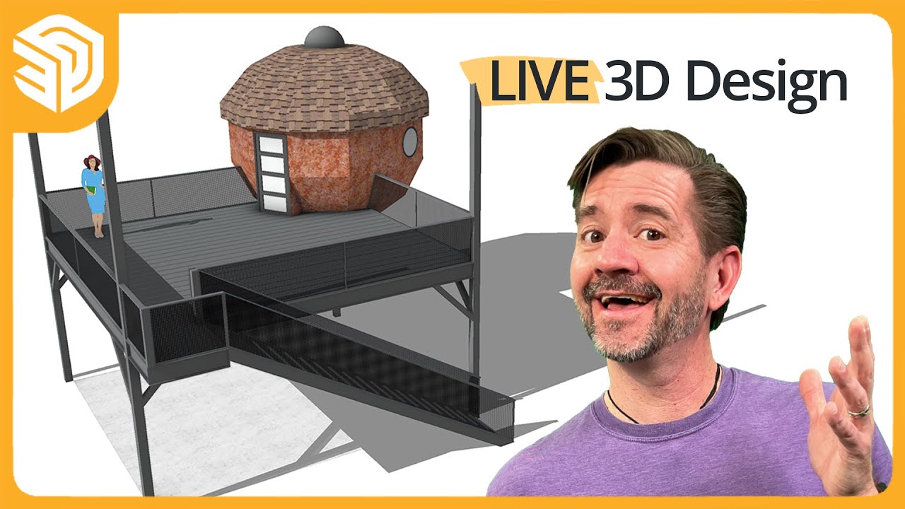 Modeling NUT HOUSE Vacation Rental in SketchUp