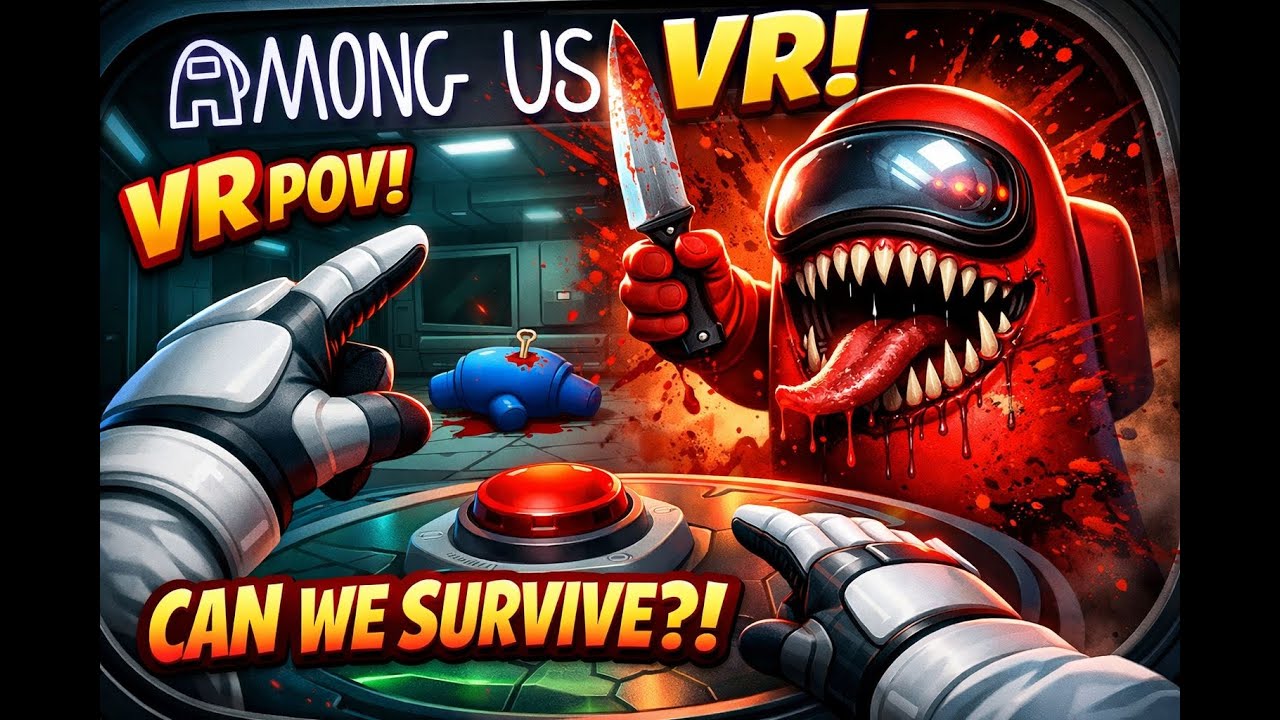 Among us 3D/Vr am i the imposter who knows😏