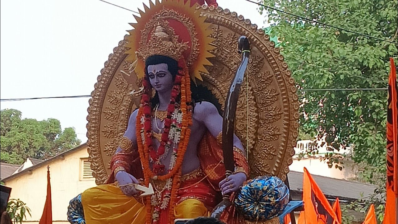 Poornima kumari is live! Ram navami rally 😍