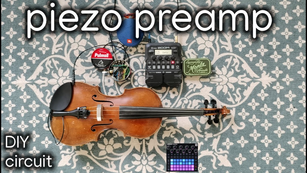 DIY piezo preamp, electrify your acoustic instrument