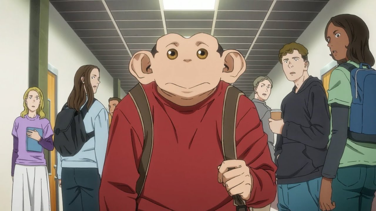 الطفل القرد😂1️⃣انسان اتولد ك شمبانزي ف عالم غريب ملخص انمي شارلي الجزء الاول 1️⃣