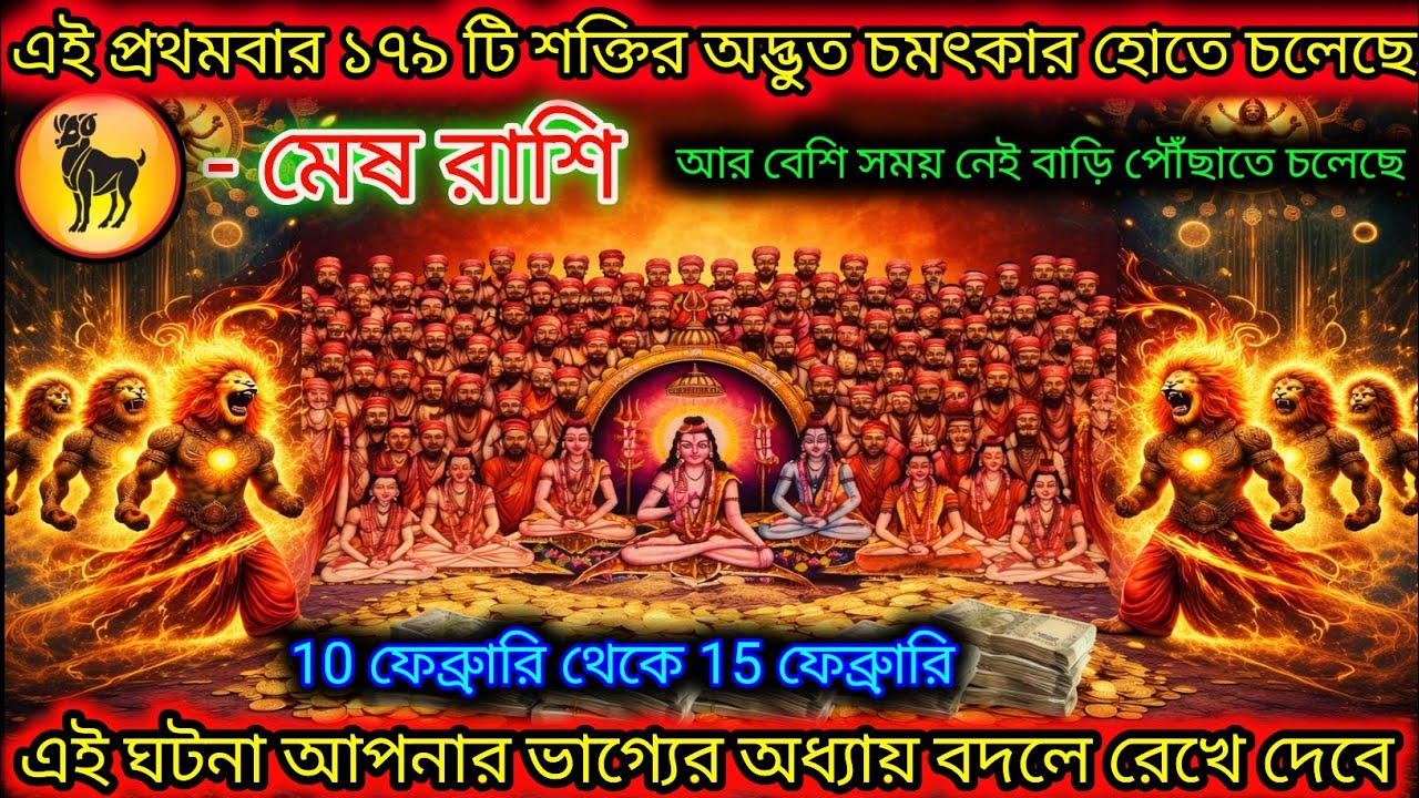 মেষ রাশি এই প্রথমবার ১৭৯ টি শক্তির চমৎকার হোতে চলেছে,Mesh Rashi,Aries ♈