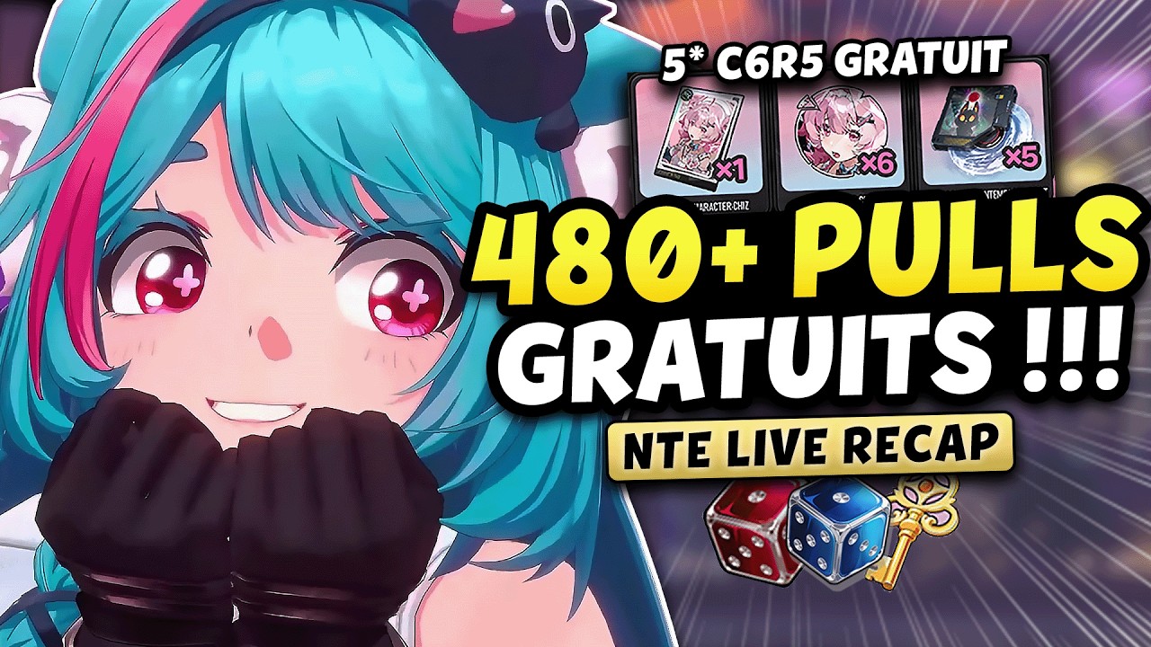 NTE HUMILIE LES AUTRES GACHAS ?! 480+ pulls gratuits, collab Persona | Recap live 1.0 NTE