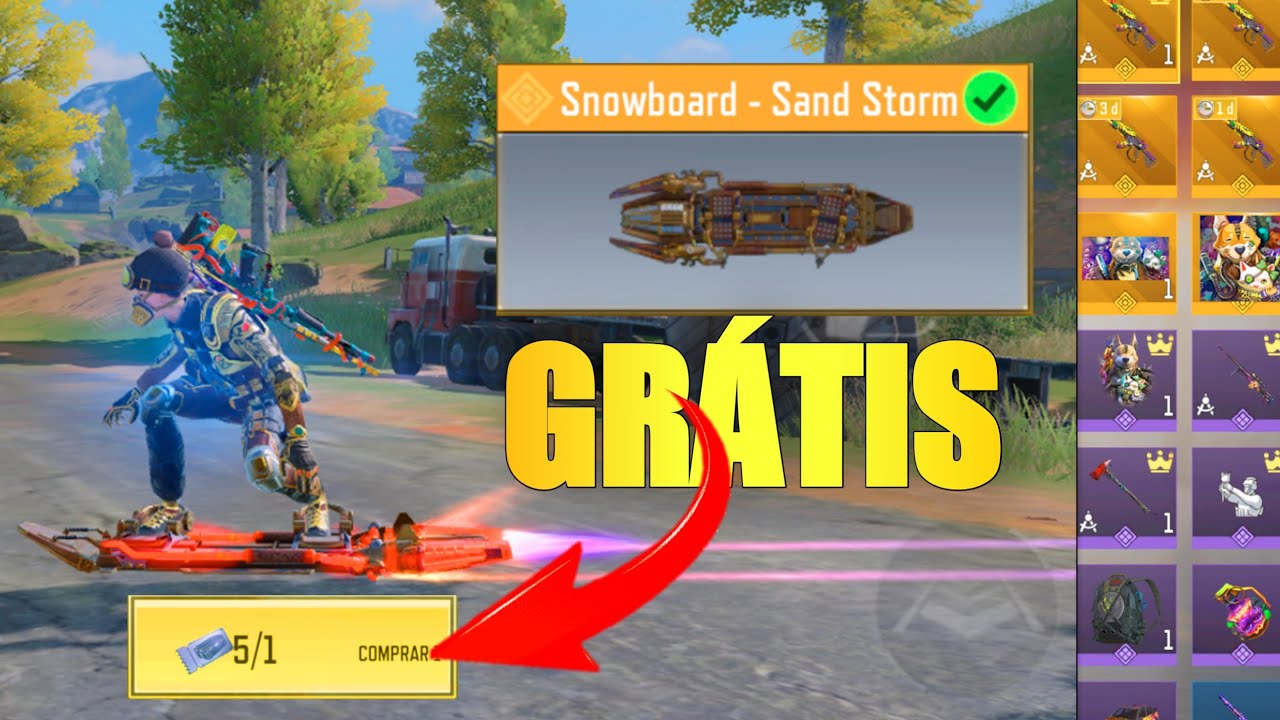 VOLVIÓ LA PATINETA LEGENDARIA Y ES GRATIS | COMO CONSEGUIRLA | COD MOBILE