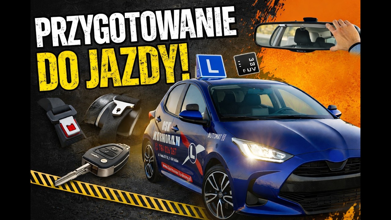 Płyny i światła w Toyota Yaris – ZADANIE 1 na egzaminie (AUTOMAT)