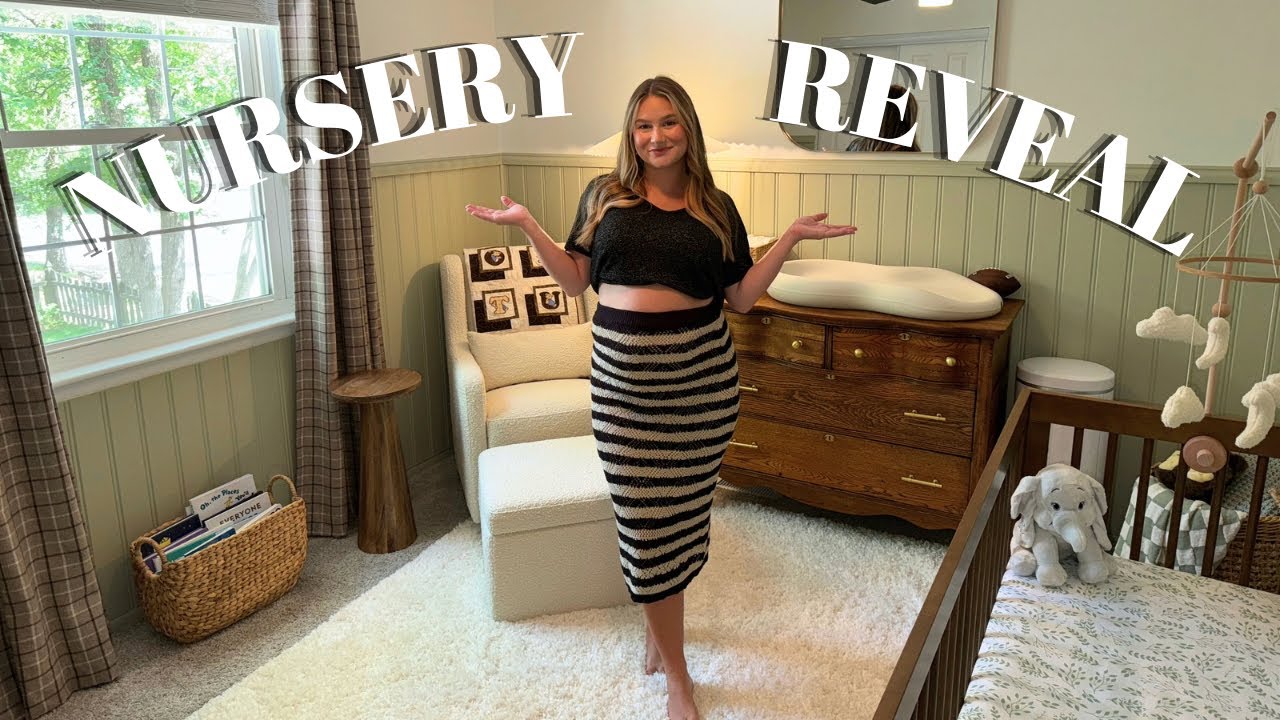 OUR NURSERY MAKEOVER REVEAL & TOUR!! 👶🏼