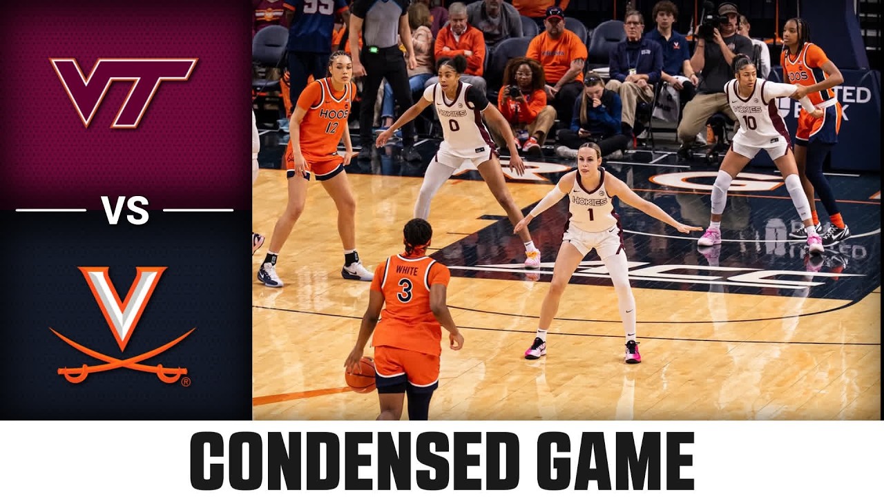 Virginia Tech vs. Virginia Condensed Game | 2025-26 ACC Women's Basketball